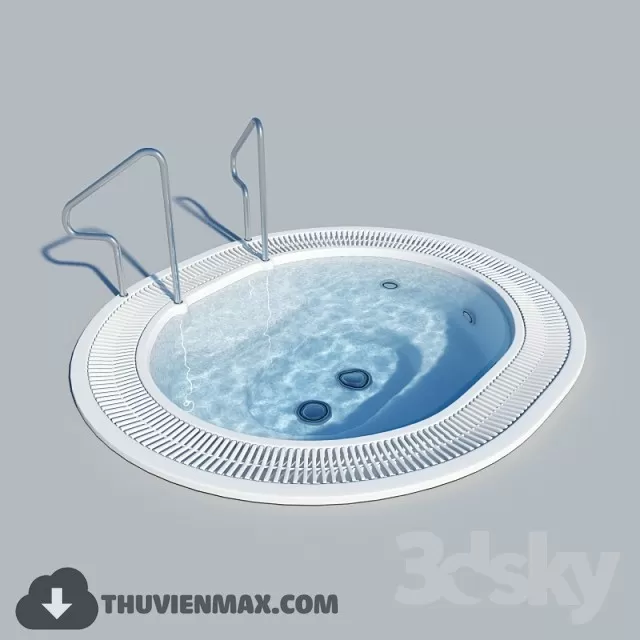 Decoration – Bathtub & Shower Cubicle 3D Models – 043