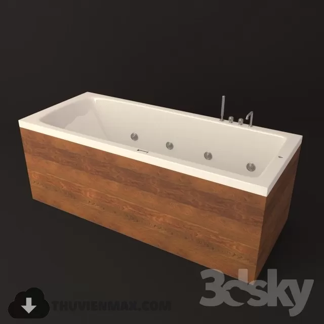 Decoration – Bathtub & Shower Cubicle 3D Models – 070