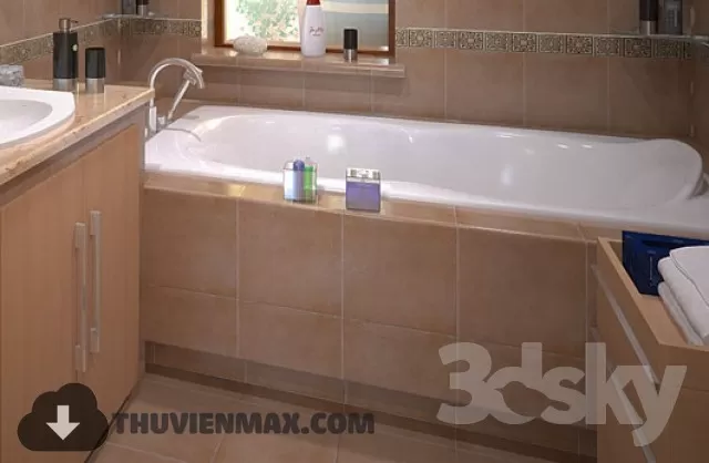 Decoration – Bathtub & Shower Cubicle 3D Models – 072