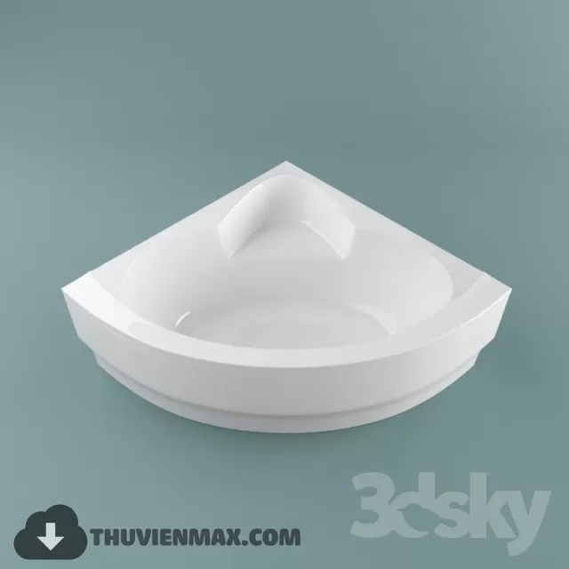 Decoration – Bathtub & Shower Cubicle 3D Models – 079