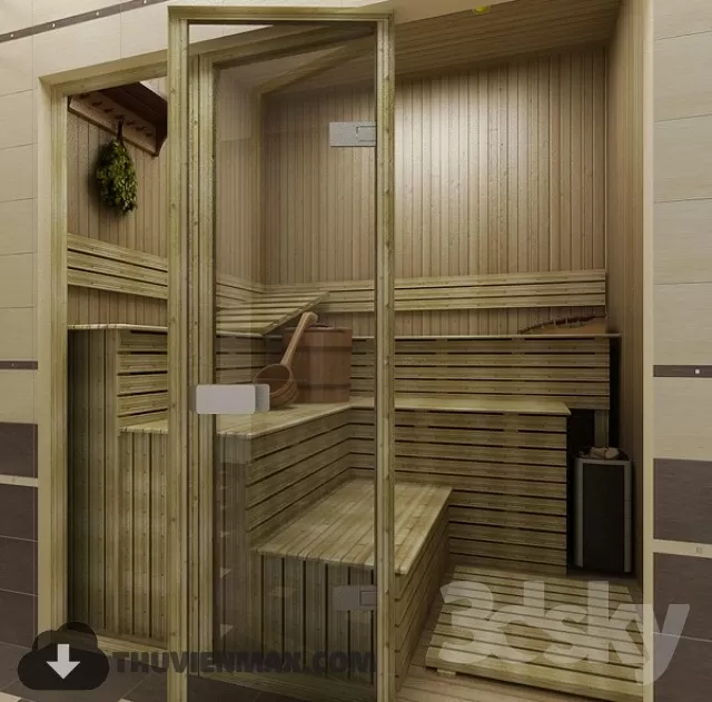 Decoration – Bathtub & Shower Cubicle 3D Models – 092