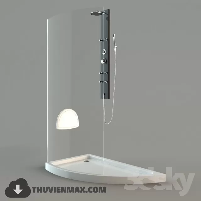 Decoration – Bathtub & Shower Cubicle 3D Models – 099