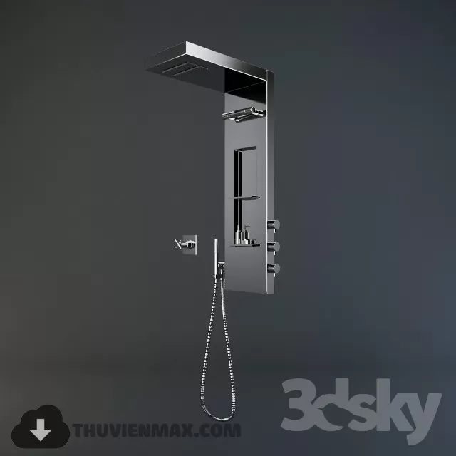 Decoration – Bathtub & Shower Cubicle 3D Models – 105