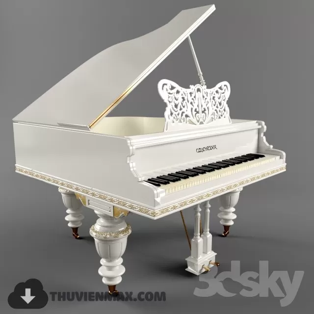 Decoration 3D Models – Musical Instrument 006 Decoration 3D Models – Musical Instrument 006