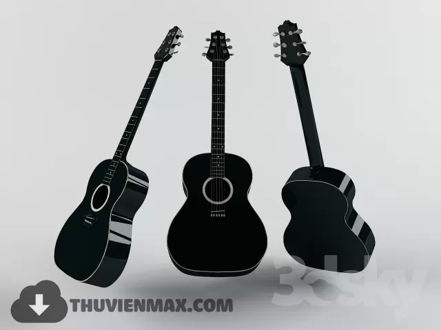 Decoration 3D Models – Musical Instrument 008 Decoration 3D Models – Musical Instrument 008
