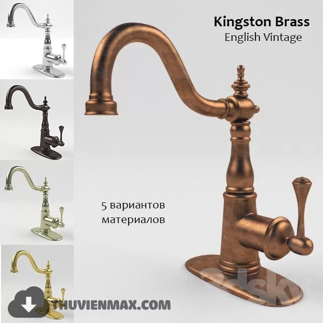 Decoration – Tap & Towel Radiator 3D Models – 046