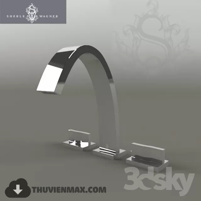 Decoration – Tap & Towel Radiator 3D Models – 047