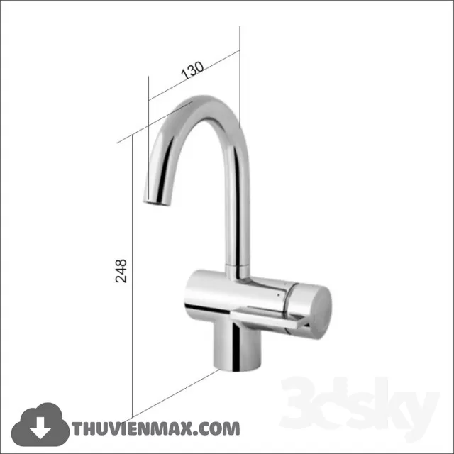 Decoration – Tap & Towel Radiator 3D Models – 048