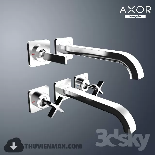 Decoration – Tap & Towel Radiator 3D Models – 051