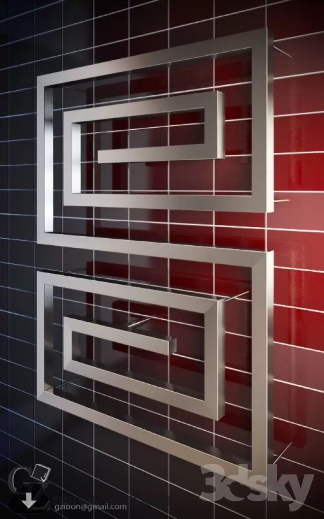 Decoration – Tap & Towel Radiator 3D Models – 069