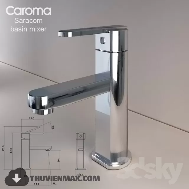 Decoration – Tap & Towel Radiator 3D Models – 073