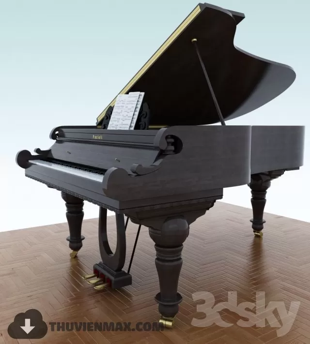Decoration 3D Models – Musical Instrument 012 Decoration 3D Models – Musical Instrument 012