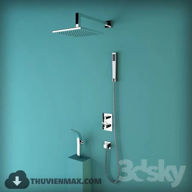 Decoration – Tap & Towel Radiator 3D Models – 086