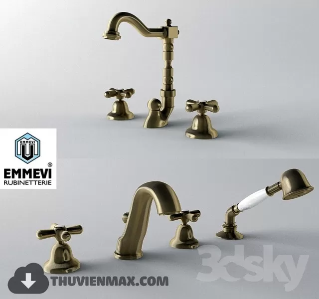 Decoration – Tap & Towel Radiator 3D Models – 089