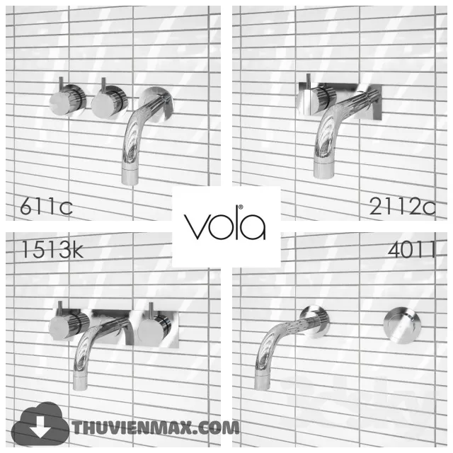 Decoration – Tap & Towel Radiator 3D Models – 094