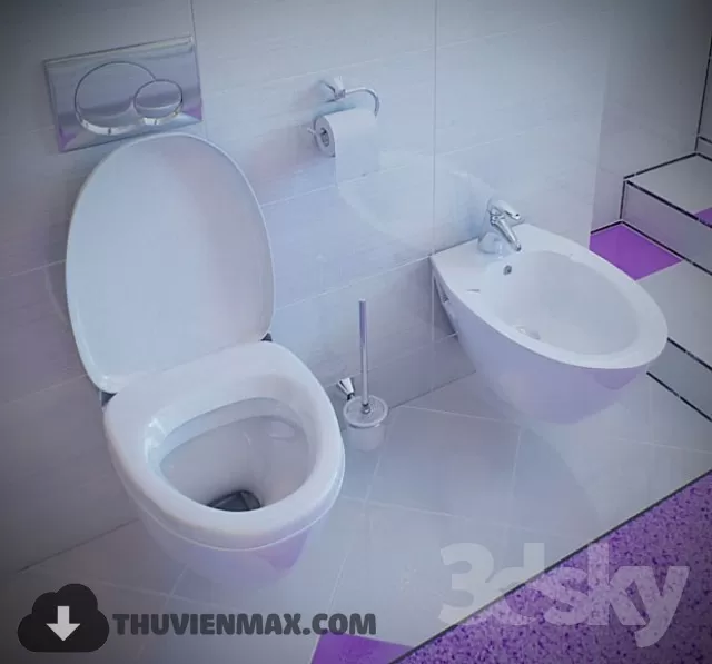 Decoration – Toilet & Bidet 3D Models – 073