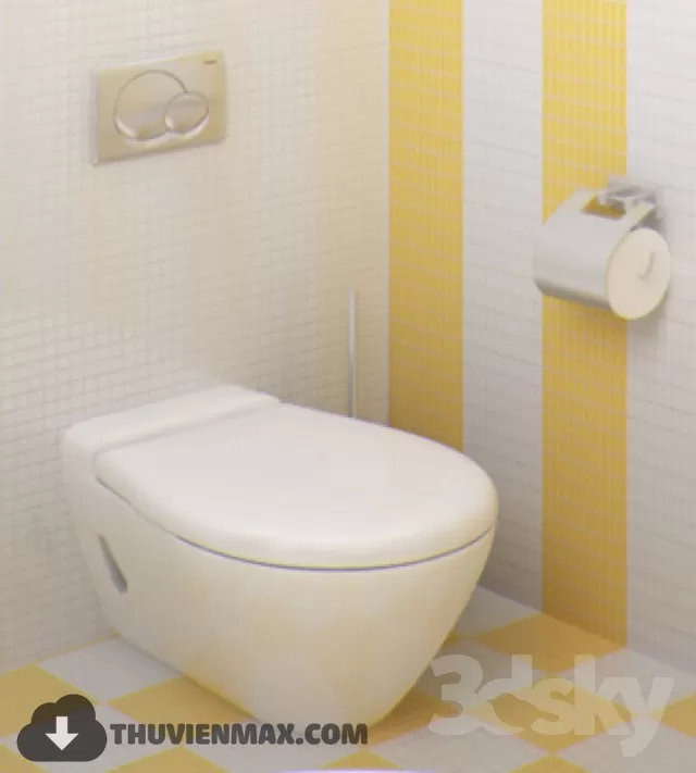 Decoration – Toilet & Bidet 3D Models – 082