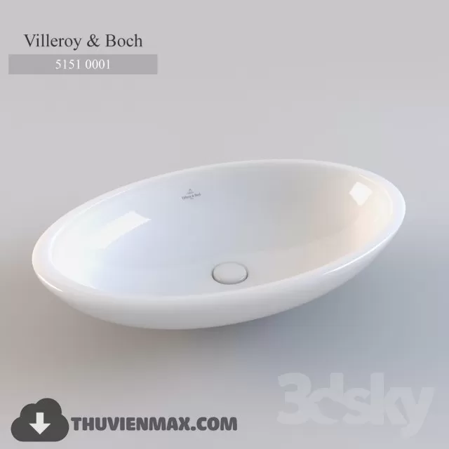Decoration – Wash basin 3D Models – 026