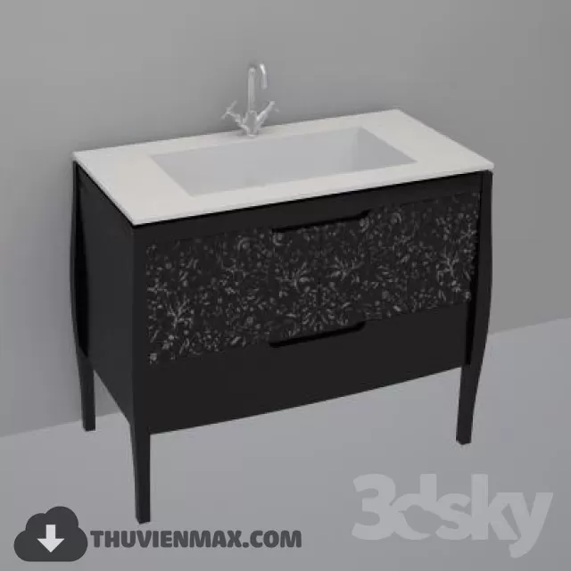 Decoration – Wash basin 3D Models – 038