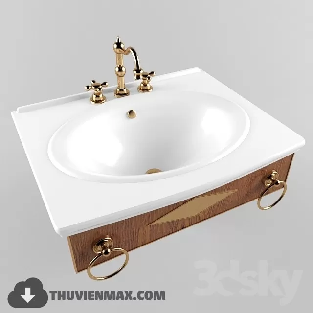 Decoration – Wash basin 3D Models – 046