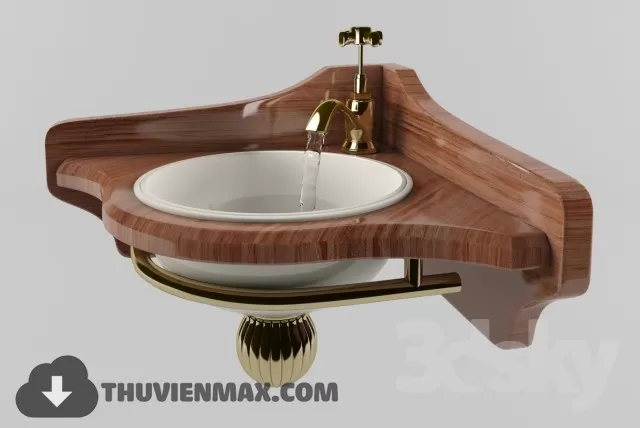 Decoration – Wash basin 3D Models – 054
