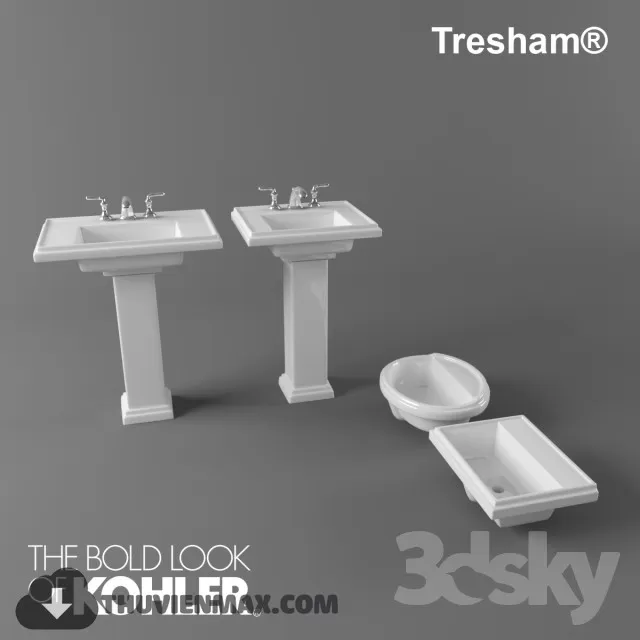 Decoration – Wash basin 3D Models – 061