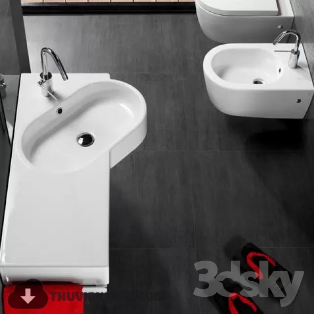Decoration – Wash basin 3D Models – 062