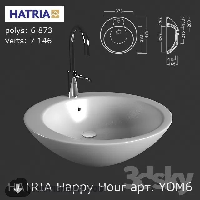 Decoration – Wash basin 3D Models – 064