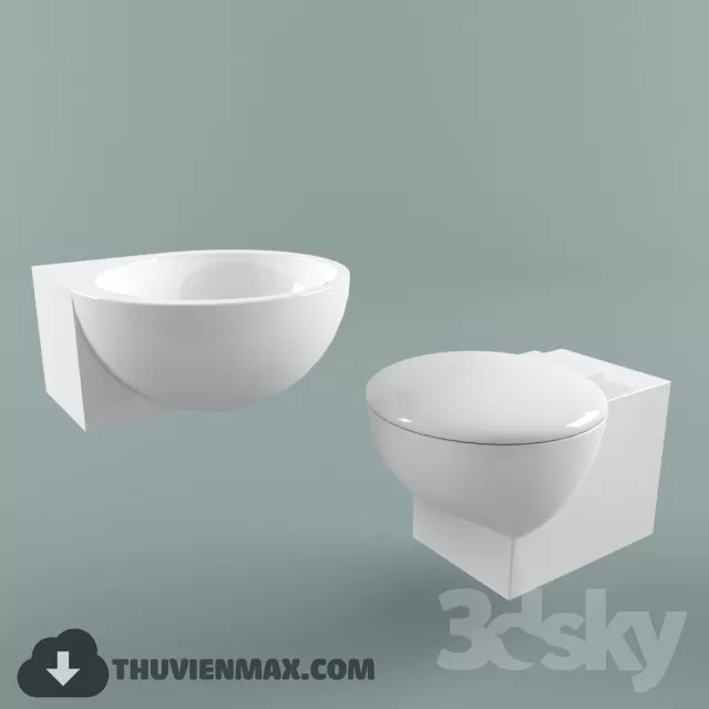 Decoration – Wash basin 3D Models – 065