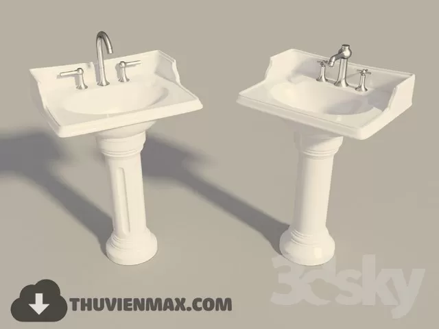 Decoration – Wash basin 3D Models – 080