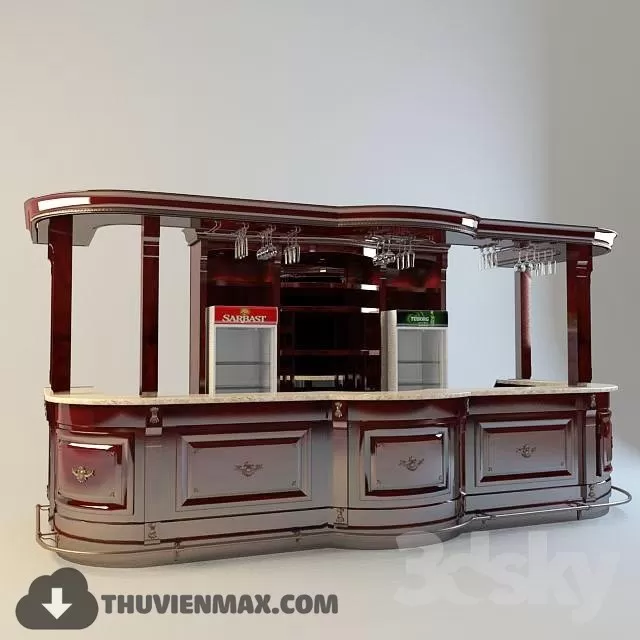 Decoration 3D Models – Restaurant 003 Decoration 3D Models – Restaurant 003