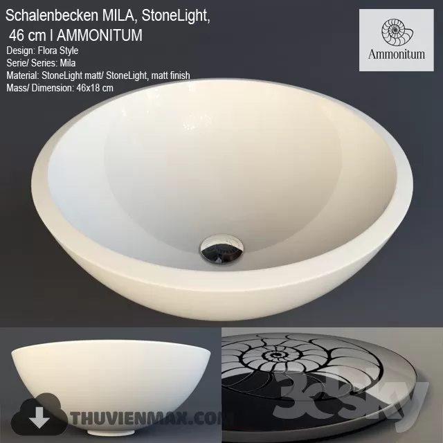 Decoration – Wash basin 3D Models – 100