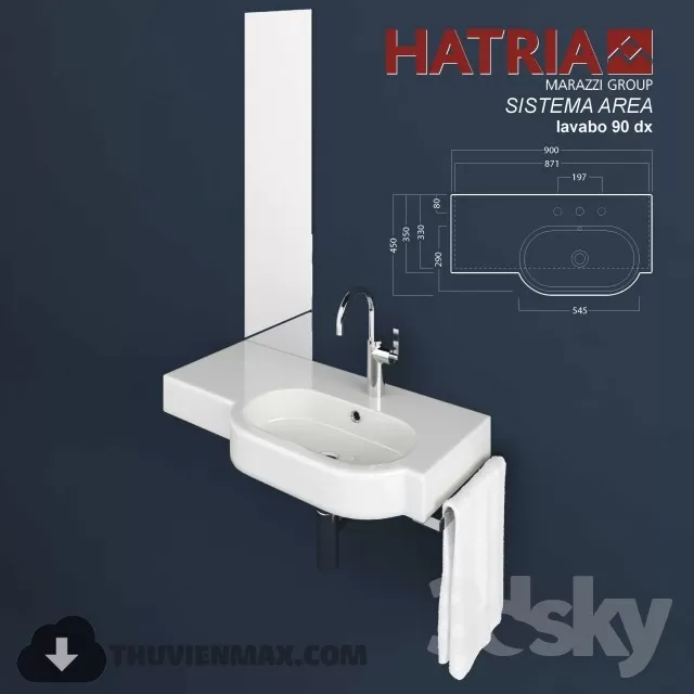 Decoration – Wash basin 3D Models – 108