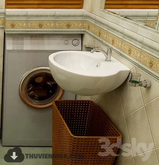 Decoration – Wash basin 3D Models – 132
