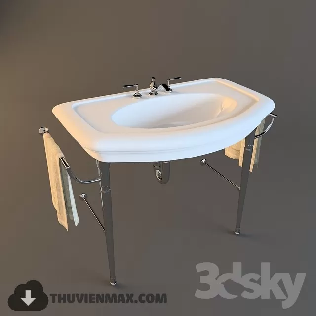 Decoration – Wash basin 3D Models – 156
