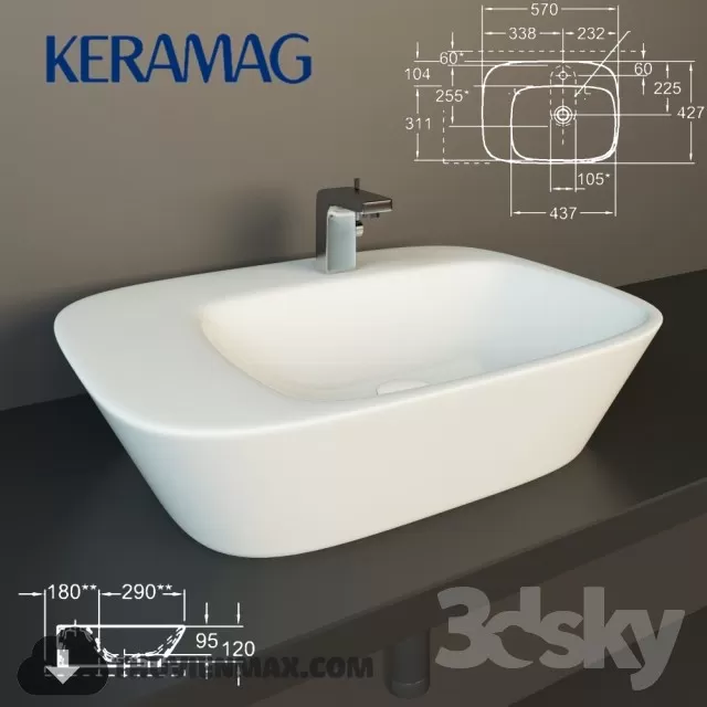 Decoration – Wash basin 3D Models – 190