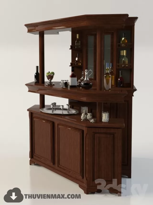 Decoration 3D Models – Restaurant 031 Decoration 3D Models – Restaurant 031