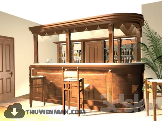 Decoration 3D Models – Restaurant 035 Decoration 3D Models – Restaurant 035