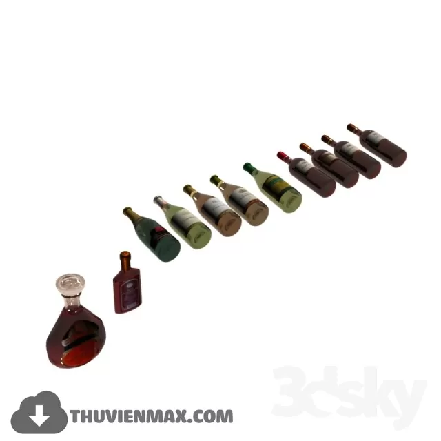 Decoration 3D Models – Restaurant 053 Decoration 3D Models – Restaurant 053