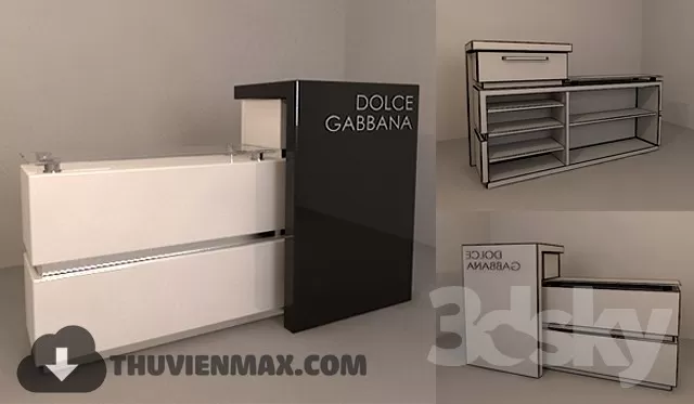 Decoration 3D Models – Shop 024 Decoration 3D Models – Shop 024