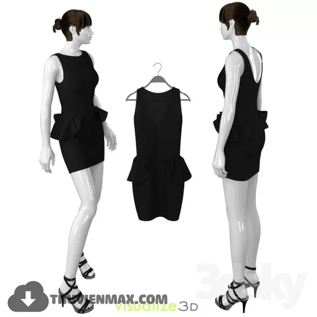 Decoration 3D Models – Shop 034 Decoration 3D Models – Shop 034