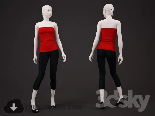 Decoration 3D Models – Shop 083 Decoration 3D Models – Shop 083