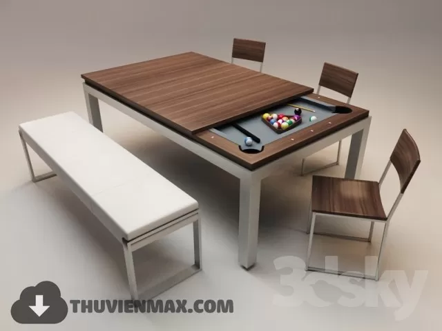Decoration 3D Models – Billiards 002 Decoration 3D Models – Billiards 002