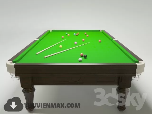 Decoration 3D Models – Billiards 003 Decoration 3D Models – Billiards 003