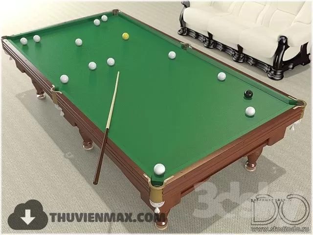 Decoration 3D Models – Billiards 010 Decoration 3D Models – Billiards 010