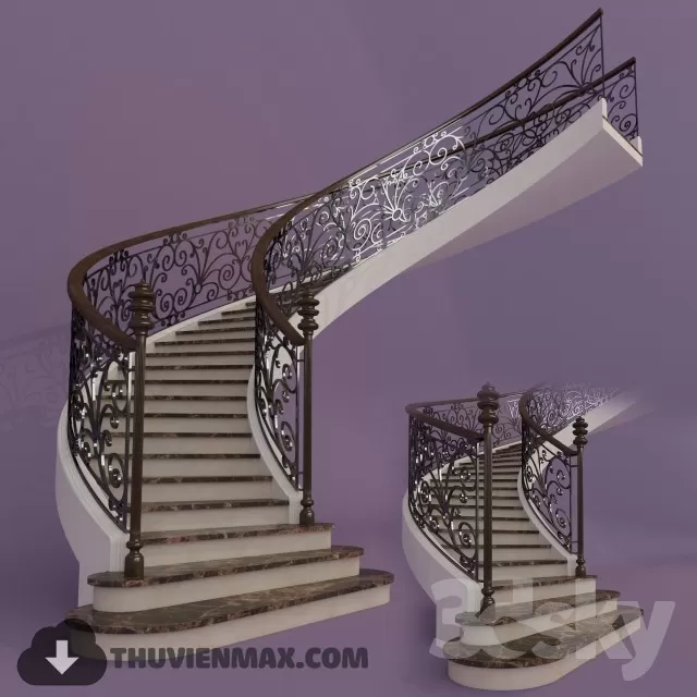 Decoration 3D Models – Staircase 005