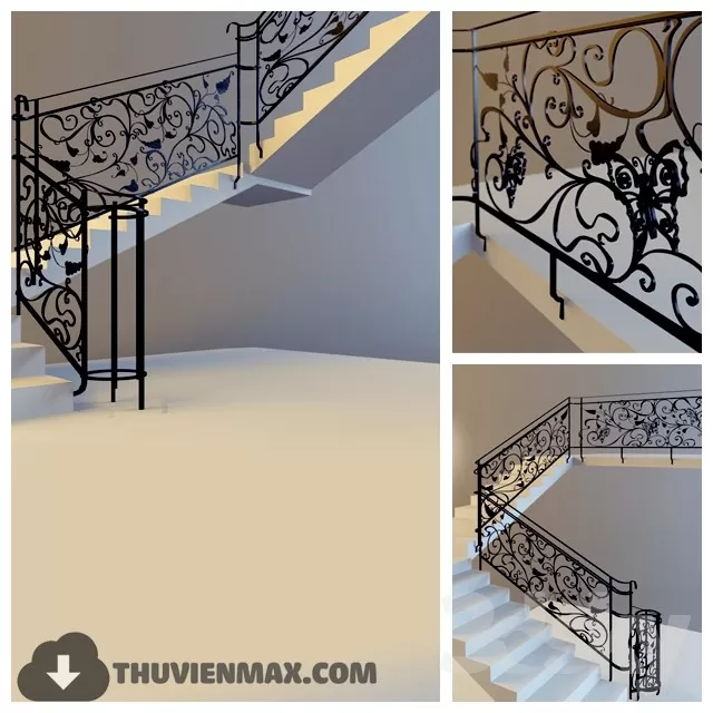 Decoration 3D Models – Staircase 025