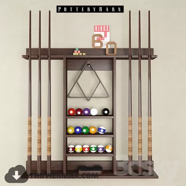 Decoration 3D Models – Billiards 014 Decoration 3D Models – Billiards 014