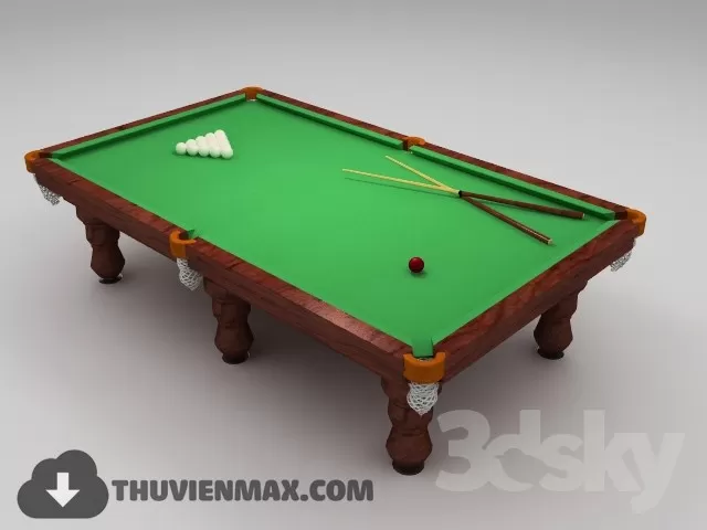 Decoration 3D Models – Billiards 015 Decoration 3D Models – Billiards 015
