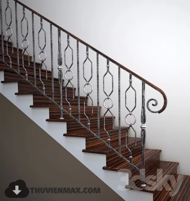 Decoration 3D Models – Staircase 048